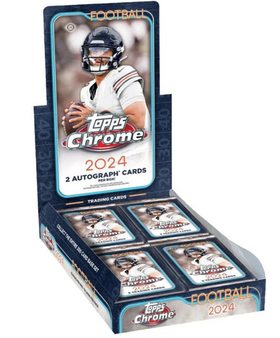 2024 TOPPS CHROME FOOTBALL HOBBY BOX