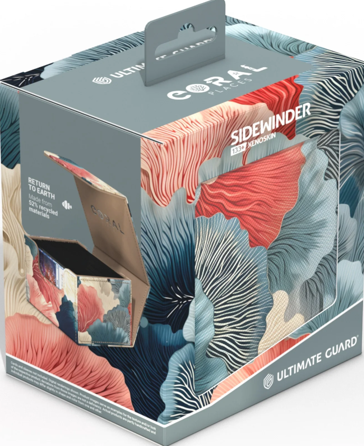 ULTIMATE GUARD XENOSKIN SIDEWINDER CORAL PLACES DECK BOX 133+