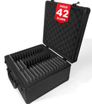 EVORETRO ALUMINUM GRADED CARD STORAGE BOX WITH KEY LOCK