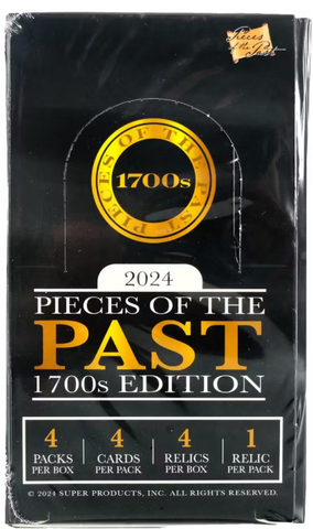 2024 PIECES OF THE PAST 1700S EDITION HOBBY BOX