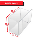 EVORETRO BOOSTER BOX ACRYLIC DISPLAY CASE WITH SLIDING LID