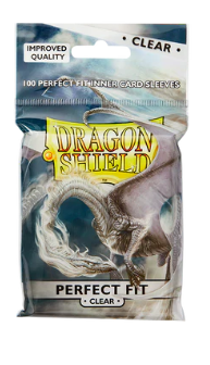 DRAGON SHIELD STANDARD SIZE PERFECT FIT CLEAR INNER SLEEVES 100 PACK