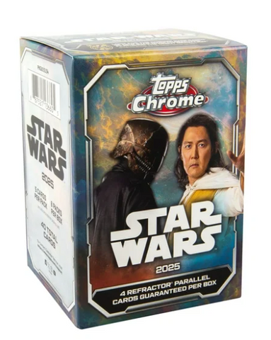 2025 TOPPS CHROME STAR WARS BLASTER BOX