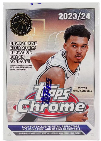 2023 TOPPS CHROME BASKETBALL BLASTER BOX