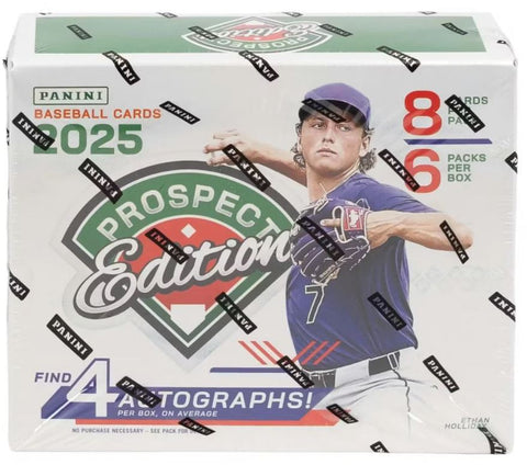 2025 PANINI PROSPECT EDITION BASEBALL HOBBY BOX