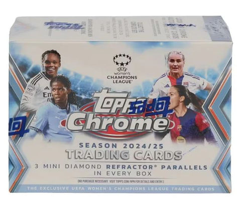 2024 TOPPS CHROME UEFA WOMEN'S CHAMPIONS LEAGUE SOCCER BLASTER BOX