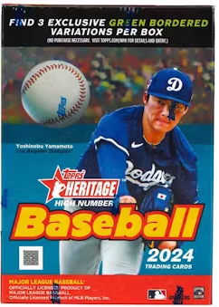 2024 TOPPS HERITAGE HIGH NUMBER BASEBALL BLASTER BOX