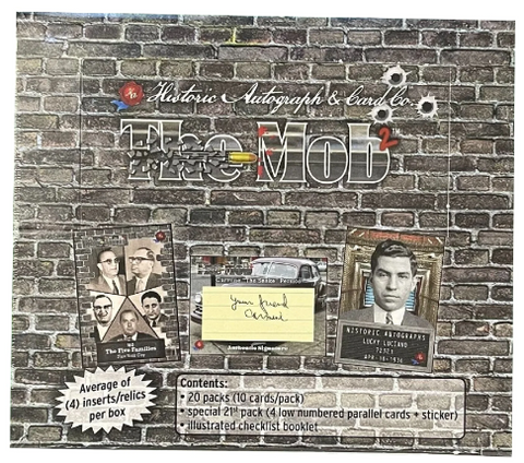 2023 HISTORIC AUTOGRAPHS THE MOB HOBBY BOX