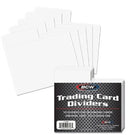 BCW TRADING CARD DIVIDERS HORIZONTAL 10 PACK
