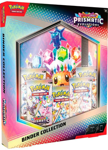 POKEMON PRISMATIC EVOLUTIONS BINDER COLLECTION (1 PRISMATIC EVOLUTION PRODUCT PER PERSON)
