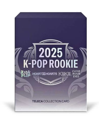 2025 TELECA K-POP ROOKIE COLLECTION CARDS 10 PACK BOX