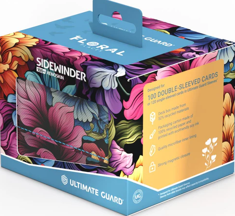 ULTIMATE GUARD XENOSKIN FLORAL PLACES SIDEWINDER DECK BOX 100+