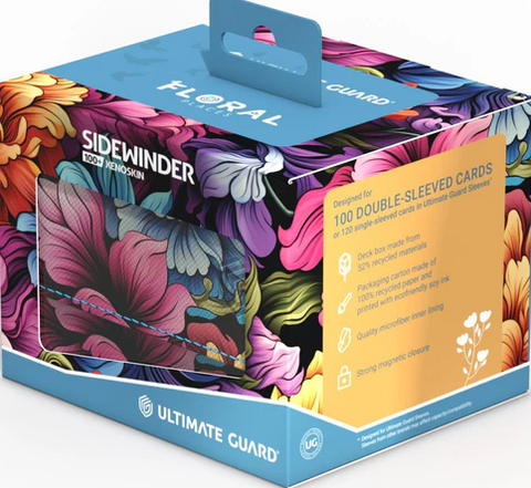 ULTIMATE GUARD XENOSKIN FLORAL PLACES SIDEWINDER DECK BOX 100+