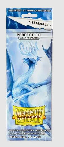 DRAGON SHIELD PERFECT FIT CLEAR + SEALABLE 100 PACK