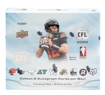 2026 UPPER DECK CFL FOOTBALL HOBBY BOX
