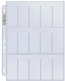 ULTRA PRO PLATINUM SERIES 15 POCKET PAGES FOR TOBACCO CARDS 100 COUNT
