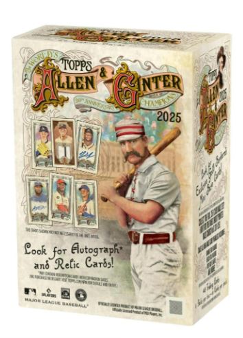2025 TOPPS ALLEN & GINTER BASEBALL BLASTER BOX