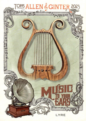 2023 TOPPS ALLEN & GINTER - MUSIC TO YOUR EARS - SINGLES - #MTYE1-MTYE15 - YOU PICKFROM LIST