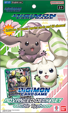 DIGIMON CARD GAME DOUBLE TYPHOON ADVANCED DECK SET