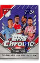 2024 TOPPS CHROME MLS SOCCER BLASTER BOX