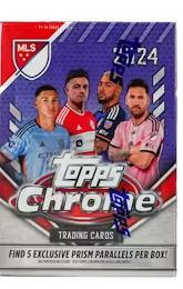 2024 TOPPS CHROME MLS SOCCER BLASTER BOX