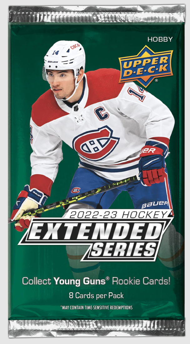 2022 UPPER DECK EXTENDED SERIES HOCKEY HOBBY PACK