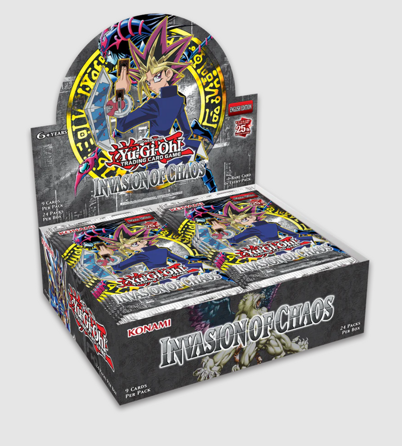 YU-GI-OH! 25TH ANNIVERSARY INVASION OF CHAOS BOOSTER BOX