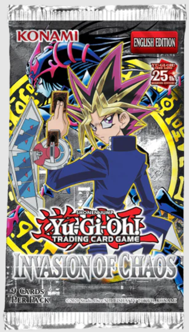 YU-GI-OH! 25TH ANNIVERSARY INVASION OF CHAOS BOOSTER PACK