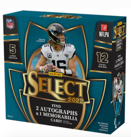 2022 PANINI SELECT FOOTBALL HOBBY BOX