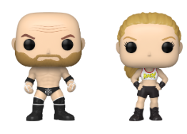 WWE TRIPLE H AND RONDA ROUSEY 2 PACK POP