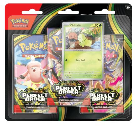 POKEMON PERFECT ORDER TRIPLE BLISTER PACK (1 PER CUSTOMER)