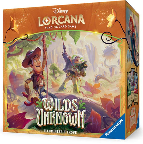 DISNEY LORCANA WILDS UNKNOWN ILLUMINEER'S TROVE