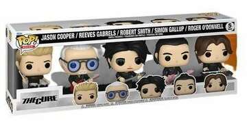 FUNKO MUSIC THE CURE JASON COOPER / REEVES GABRELS / ROBERT SMITH / SIMON GALLUP / ROGER O'DONNEL 5 PACK POP
