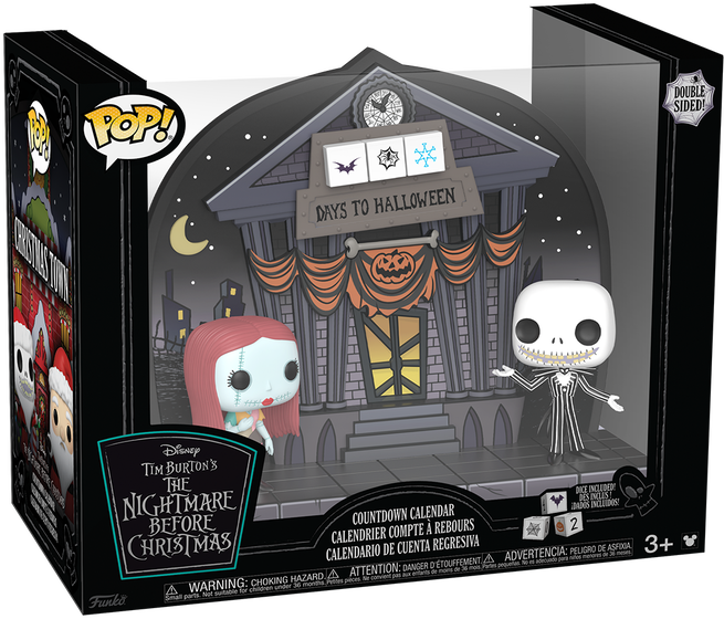 NIGHTMARE BEFORE CHRISTMAS HALLOWEEN/CHRISTMAS CALENDAR COUNTDOWN NBX