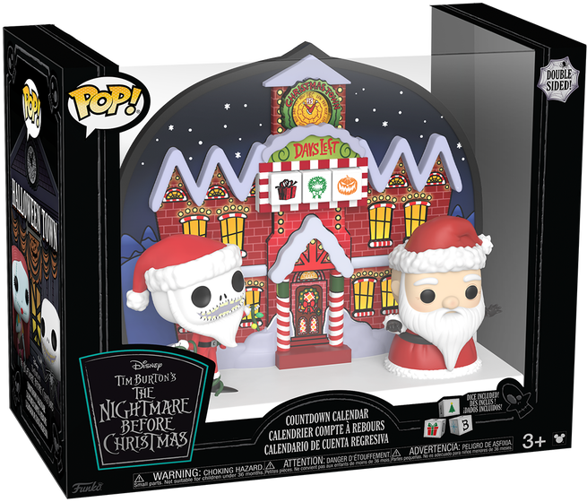NIGHTMARE BEFORE CHRISTMAS HALLOWEEN/CHRISTMAS CALENDAR COUNTDOWN NBX