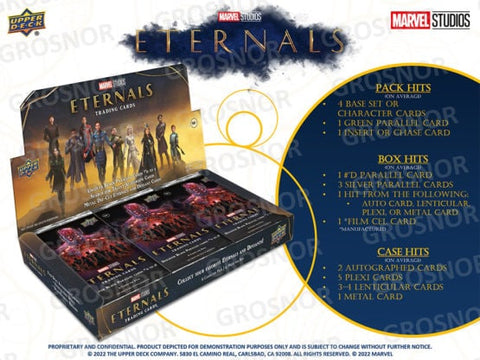 2023 UPPER DECK MARVEL STUDIOS ETERNALS HOBBY BOX