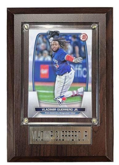 MLB PLAQUE W/ CARD 4X6
