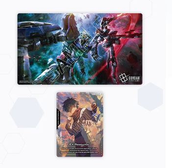 GUNDAM TCG PLAYMAT CARD SET MOBILE SUIT 00