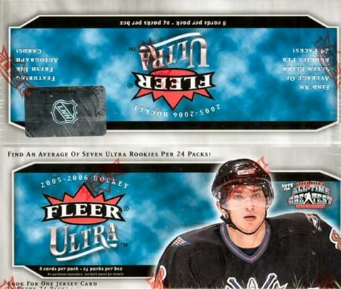 2005 UPPER DECK FLEER ULTRA HOCKEY RETAIL BOX
