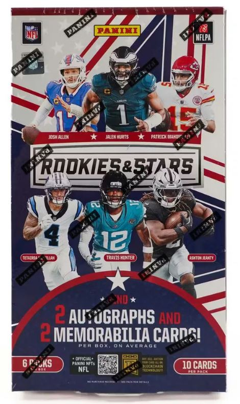 2025 PANINI ROOKIES & STARS FOOTBALL HOBBY BOX