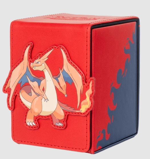 ULTRA PRO POKEMON MEGA CHARIZARD ALCOVE FLIP DECK BOX