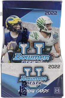 2022 TOPPS BOWMANS BEST UNIVERSITY FOOTBALL HOBBY BOX