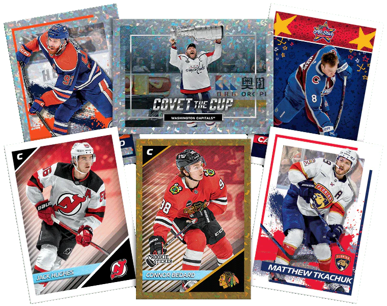 2025 TOPPS HOCKEY STICKER PACK