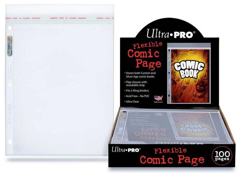 ULTRA PRO PLATINUM SERIES COMIC BINDER PAGES 100 PACK