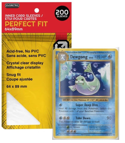 EVORETRO PERFECT FIT STANDARD SIZE SLEEVES 200 PACK