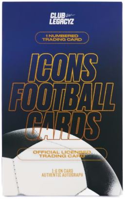 2025 CLUB LEGACYZ ICONS SOCCER SDECOND EDITION HOBBY PACK
