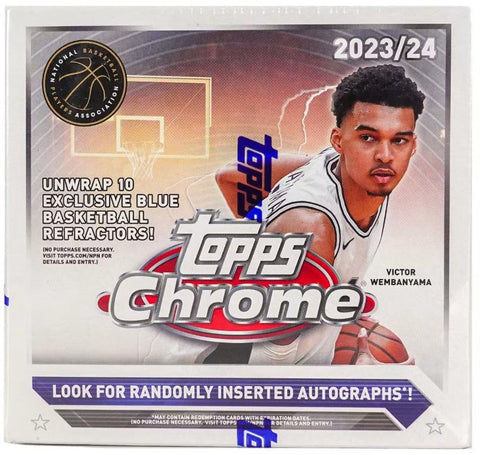 2023 TOPPS CHROME BASKETBALL MONSTER BOX