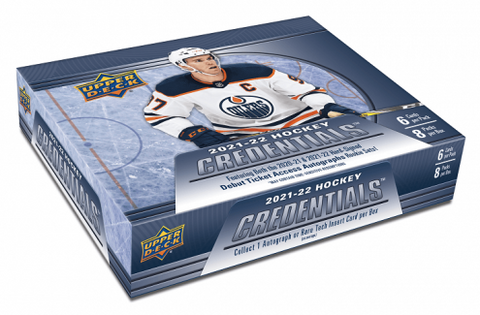 2021 UPPER DECK CREDENTIALS HOCKEY HOBBY BOX