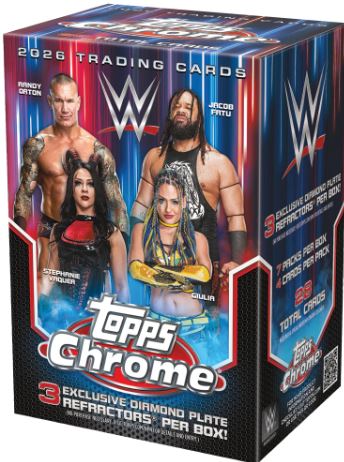 2026 TOPPS CHROME WWE BLASTER BOX