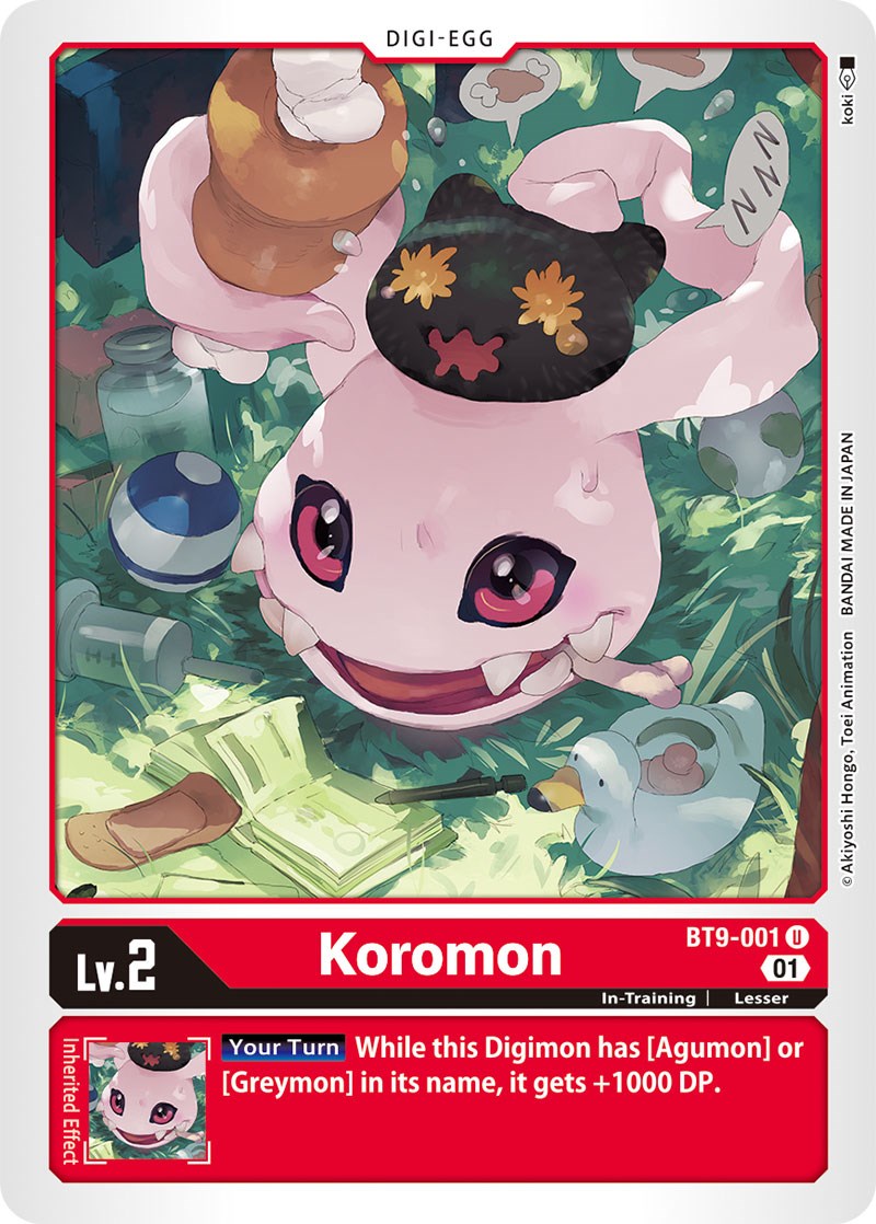 Koromon [BT9-001] [X Record]